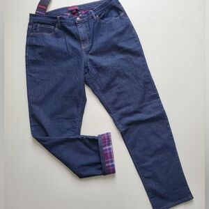 Realtree Plaid Fleece Lined Jeans